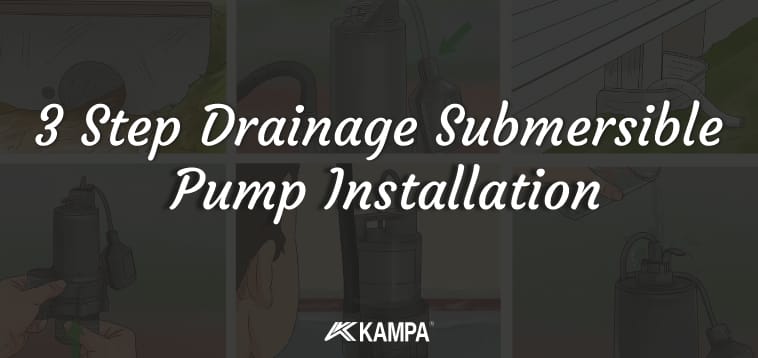 3 Step Drainage Submersible Pump Installation