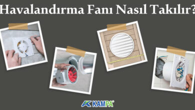 Havalandırma fanı nasıl takılır