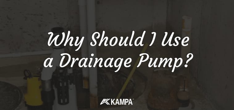 use a drainage pump