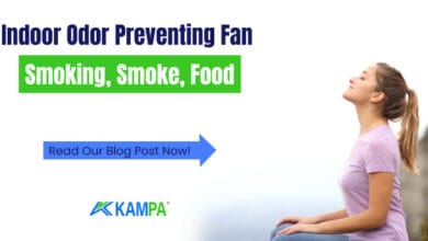 Indoor Odor Preventing Fan Smoking, Smoke, Food