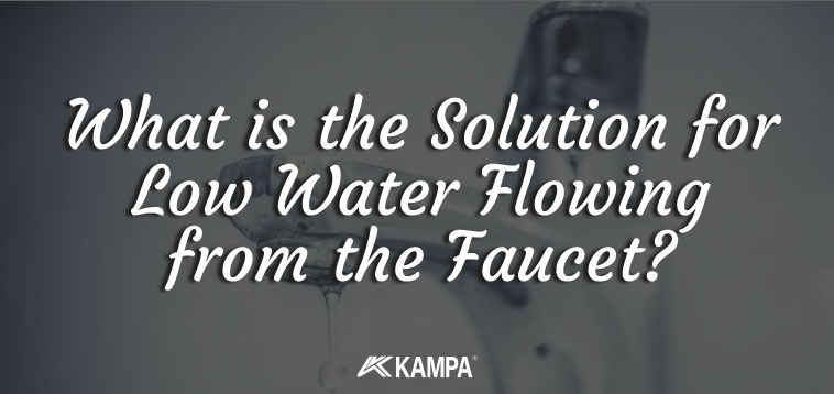 low water faucet