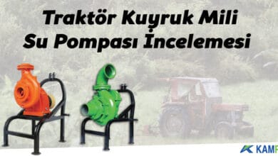 Traktör Kuyruk mili su pompası