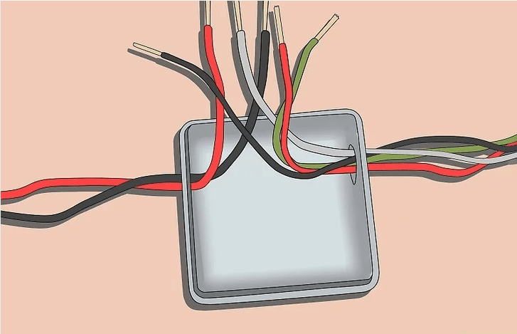 Banyo fan montajı kablo düzenleme