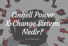 Einhell power x change sistemi