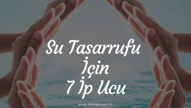 Su tasarrufu için 7 ipucu