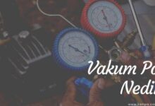 Vakum pompası nedir