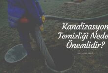 Kanalizasyon Temizliği neden önemlidir