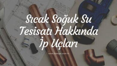 Sıcak soğuk su tesisatı hakkında ipuçları