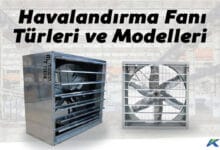 Havalandırma fanı türleri